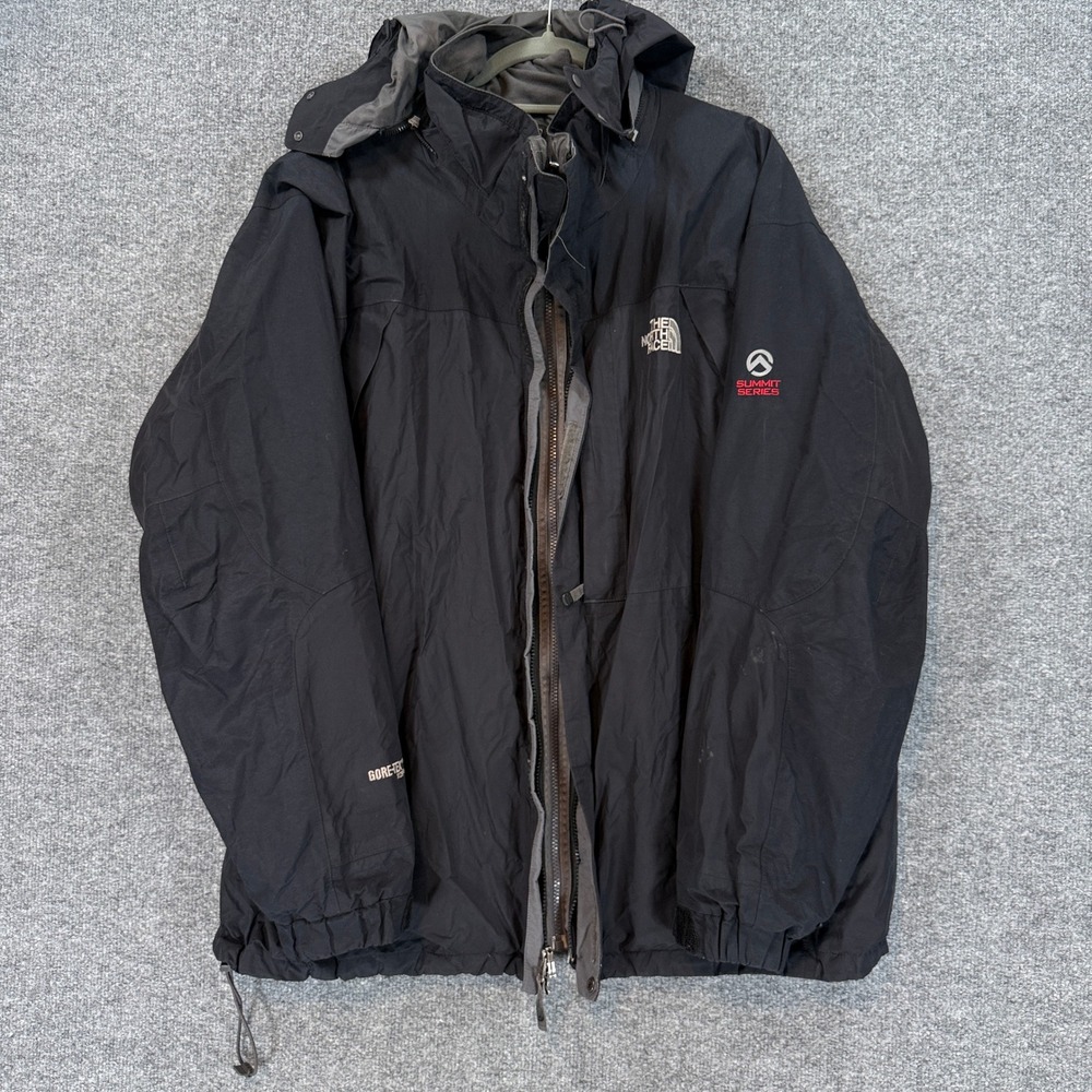 The North Face Summit Series Jacket Mens XXL Black Gore-Tex XCR Shell Hooded